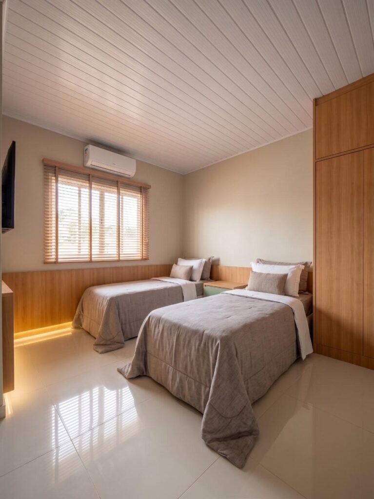 Quarto duplo - Casas de Belém - Residencial Geriátrico Zona Sul de Porto Alegre